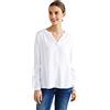 Street One Style Bamika, Camicia da donna Donna, Bianco, 42