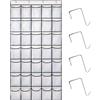 ZHYUAN Scarpiera a Sospensione da Porta a 35 Tasche,Organizer Pieghevole da Appendere,Organizer da Porta per Scarpe,organizerdaappendere, organizerperporte, organizer da appendere (Bianco)