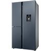 HAIER - HSPR79F18EWMB Frigorifero e porte, Classe E, 573 litri, capacita congelatore 189 Litri, No Frost Ventilato+Deumidifica - Nero