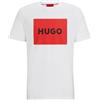 HUGO BOSS HUGO Dulive22 T-Shirt, Bianco 100, M Uomo