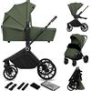 LIONELO Mika Plus Passeggino 2 in 1 con Navicella per Bambini 0-48 Mesi