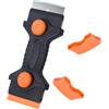 Generic Raschietto per raschietto per vernice per raschietto per pulizia a doppio taglio strumento di pulizia multiuso rimozione decalcomanie per finestre, stufe, e stufe