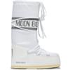 Moon Boot per donna. 80D1400440 Stivali in nylon con icona bianca [3179154], Bianco, Basso, Nessuno, Casual, Neve