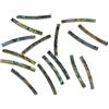 KAISH - Rosetta per chitarra in abalone Nuova Zelanda, con strisce curve, con inserto per foro sonoro, 110 mm x 2 mm x 1,5 mm