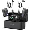 Saramonic Ultra | Microfono lavalier wireless, registrazione galleggiante a 32 bit, sincronizzazione codice temporale, cancellazione del rumore, resistenza all'acqua IPX5, gamma 984', SPL 130 dB, per