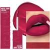 YGSIKY Set di 6 rossetti liquidi opachi, trucco per labbra liquido a lunga tenuta, lucidalabbra nude liscio e vellutato, tinta per labbra opaca altamente pigmentata (04#)