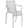 Driade - Poltrona impilabile PIP-e - Grigio - Polipropilene - Designer Philippe STARCK with Eugeni QUITLLET