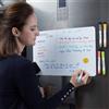 Zoegneer Lavagna magnetica A5 per frigorifero, scrivi, cancellabile e resta organizzata con facilità (arrotondata)