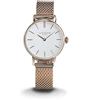 Locman Orologio Donna Acciaio 1960 Rose Bianco Maglia Milano Locman