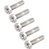 KIMISS m10x1.25 prigioniero10x1.25 prigionieri di scarico inox m8 x, perno automobilistico metrico a doppia estremità m10 x 1.25hampton 125 kit di scarico m10x1.5 inox studm10x1.25 prigionieri di sc