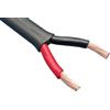 electrosmart 2 core Twin rosso/nero rame automobilistico auto barca cavo marino filo 2 x 2,5 mm sottile parete piatta incagliato 12 V 24 V 29 Amp (5 m)