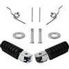 Wai Danie Moto Sinistra e destra Pedane Poggiapiedi Dirt bike Compatibile con PW50 PW80 PW 50 80 Dirt Pit Bike 50cc 70cc 110cc 125cc KLX 110 Motorbike ATV Quad Accessori