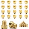 INNAL Kit Getti Carburatore Ugelli per Carburatore Getti Carburatore Principale Ugello Carburatore Dimensione 55 60 65 70 75 80 85 90 95 100 105 110 115 120 125 130 135 140 45 150 (giallo, M4)
