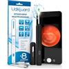 Udivita Otoscopio Pulizia Orecchie Rimozione Cerume con Telecamera 1920p WiFi 3,6mm - UdiGuard Pulitore Orecchie Digitale con 6 Luci LED Animali Adulti Bambini - Compatibile con iPhone iPad Android Nero