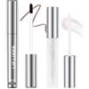 Lestpola Peel Off Lip Liner Stain & Shimmer Lip Gloss Set - Set di 2 rossetti permanenti Opaco Peel and Gloss Gloss Gloss Tattoo Lip Colorour, lunga durata e waterproof, set di trucco da donna - Set 04
