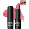 Lestpola Rossetto glitterato rosa, rossetto matte con brillantini, impermeabile, a lunga durata, matte per labbra, trucco da donna, regalo per il giorno del Ringraziamento 02 rosa