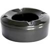 Efay Tabletop posacenere antivento melamina nera Ø cm 10,4x4,5h