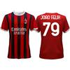 A.C. Milan Maglia Joao Felix Milan Home 2024 2025 rossonera AC ufficiale adulto ragazzo bambino 79