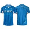Napoli S.S.C. Maglia Neutra Napoli Home 2024 2025 Azzurri ufficiale adulto ragazzo bambino senza nome senza numero