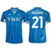 Napoli S.S.C. Maglia Politano Napoli ufficiale adulto ragazzo bambino azzuri 2024 2025
