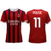 A.C. Milan Maglia Pulisic Milan Home 2024 2025 rossonera AC ufficiale adulto ragazzo bambino Christian 11
