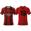 A.C. Milan Maglia Theo Milan Home 2023 2024 Rossonera ufficiale adulto ragazzo bambino