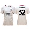 A.C. Milan Maglia Walker Milan Away 2024 2025 bianca AC ufficiale adulto ragazzo bambino Kyle 32