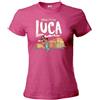 Disney T-Shirt Luca - Hang On! Disney Pixar Bambina fucsia originale