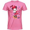 Disney T-Shirt Minnie Mouse Disney Minni originale ufficiale rosa bimba bambina