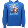 Capitan America Felpa Capitan America Marvel Avengers originale ufficiale bambino