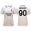A.C. Milan Maglia Abraham Milan Away 2024 2025 rossonera AC ufficiale adulto ragazzo bambino Tammy 90