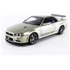Tipo di auto AUTOart 1/18 Nissan Skyline GT-R (R34) V Spec II Nur Millennium Jade 77404 JP