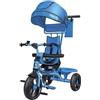 Globo Triciclo Bambini Evolutivo Sedile Girevole Azzurro - Vitamina G Evolution