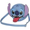 Disney Lilo e Stitch Tongue-Borsa a Tracolla Rotonda, Blu, 18,5 x 18,5 cm