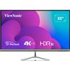 ViewSonic VX3276-4K-MHD-2 monitor LED 32" 4K | ✅ Garanzia di 5 anni