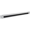 InLine® Piastra passacavi da 19 con spazzola, 1HE, RAL 7035 grigio