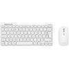 Trust Lyra Pack Clavier et Souris sans Fil Bluetooth, AZERTY Français - Blanc