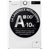 LG F4R5009TSWW Lavatrice 9kg AI DD, Classe A-10%, 1400 giri, TurboWash, Vapore