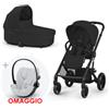 Cybex Gold - Cybex Gold Trio New Balios S Lux 2025 Moon Black Telaio Nero (Con Cloud G Omaggio)