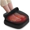 COMFIER Massaggiatore per piedi Shiatsu con calore, scaldapiedi con 2 in 1 Kneading, massaggiatore per schiena, massaggiatore elettrico per sollievo dal dolore (nero)