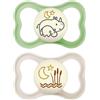 Mam Ciuccio Air Night In Silicone 2 Pezzi Neutro 6m+ Mam Zedmg028n - Succhietti E Accessori