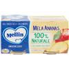 Mellin Omogeneizzato Mela E Ananas 2 Vasetti Da 100 Gr Mellin 132987 - Frutta