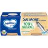 Mellin Omogeneizzato Salmone E Verdure 2 Vasetti Da 80 Gr Mellin 132076 - Pesce