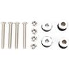 Qiilu Kit Sgancio Rapido Sissy Bar e Montaggio Portapacchi Per Moto - Hardware Di Aggancio, Vite Di Montaggio Per Iron 1200 - Adatto Per Viteria Fissaggio