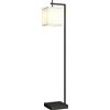 HOMCOM Lampada da Terra con 10 Luminosità e Temperatura del Colore Regolabile, Telecomando e Lampadina 9W, Nero | Aosom Italy