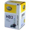 HELLA 8GH 223 498-161 Lampadina, HB3, White light, 12V, 60W, Tipo zoccolo P20d, Scatola, Quantità 1