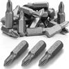 SWTYExt PH1 - Set di 30 punte di ricambio Torx, 25 mm, in acciaio al cromo vanadio, assortimento di punte per viti