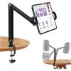 JABNOW Supporto Tablet Flessibile Porta Cellulare da Tavolo e Letto in metallo Con Base Girevole a 360° Supporto Telefono Adatto per 4.7-12.9 Pollici iPad Air Pro Mini e Kindle