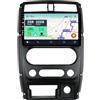 YUNTX Android 14 2 Din Autoradio per Suzuki Jimny（2007-2015)-9 pollice Touch Screen-Gratuiti Camera-Support DAB/Bluetooth 5.0/CarPlay/WiFi/Controllo del volante/Mirror-Link/WiFi/USB/4G