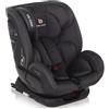 Jané Space - Seggiolino Auto i-Size 76-150 cm con Isofix e Top Tether, Reclinabile, da 15 mesi a 12 anni - Be Dark